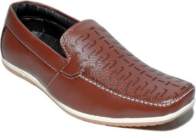 

Rocozo Leather Sturd Casual Shoes For Men(Brown