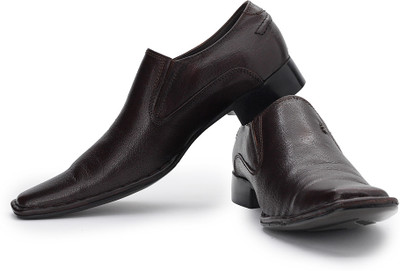 

Lee Cooper Men Genuine Leather Slip On Shoes For Men(Brown, Brown n