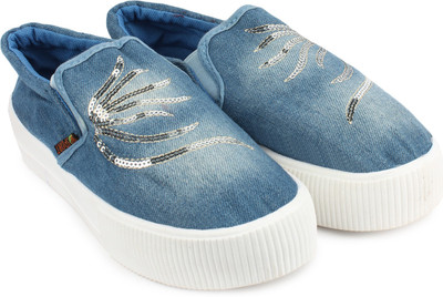 

Shoetopia Canvas Shoes For Women(Blue