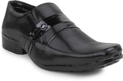 

11e Frml-3018-Black Slip On Shoes For Men(Black)