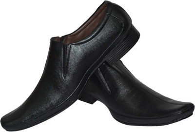 

Human Steps Stripes Slip On Shoes For Men(Black)