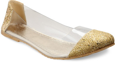 

Tryfeet Transparent Bellies For Women(Gold, Golden