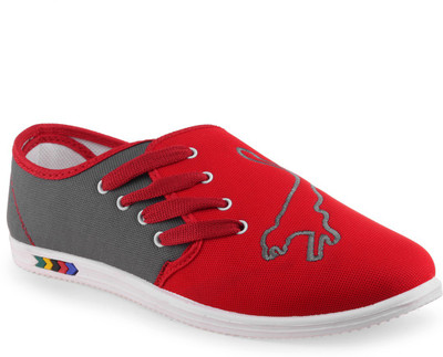 Wepro Casuals For Men(Grey, Red)