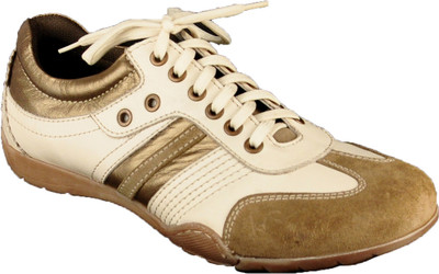 Salt N Pepper Robust White Sneakers For Men(White, White sand