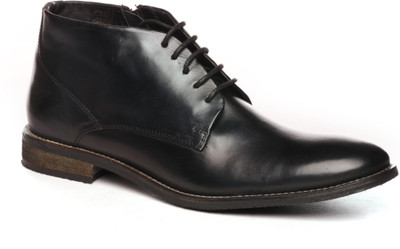 

Pavers England Genuine Leather Boots For Men(Black