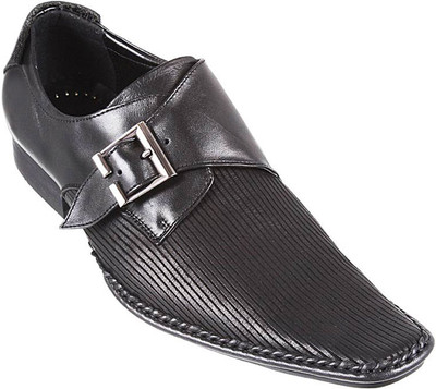

Metro Da Vinchi Monk Strap Shoes For Men(Black, 11;black