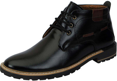 

FAUSTO Stylish Boots For Men(Black