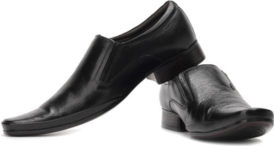 

Lee Cooper Men Genuine Leather Genuine Leather Slip On Shoes For Men(Black, Black n