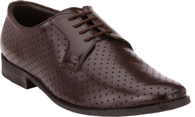 

Shoe Smith SS1115 Lace Up Shoes For Men(Brown), Black