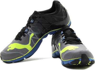 

Puma Mobium Elite V2 Running Shoes For Men(Green, Grey, Black, 07;tradewinds;black fluro yellow
