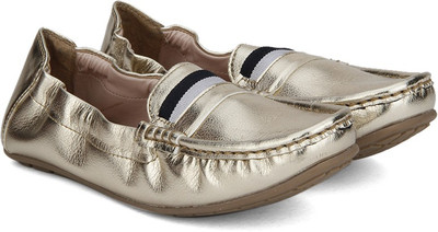 

Carlton London Loafers For Women(Gold