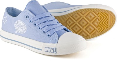 

DeVEE Ohh WOW! Sky Blue Canvas Shoes For Women(Blue, Sky(light) blue