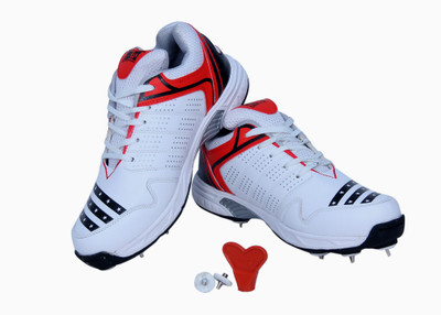 

Firefly Howzatt Cricket Shoes For Men(Multicolor, White