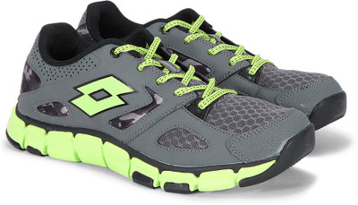 

Lotto CONGO Running Shoes For Men(Grey, Grey/lime