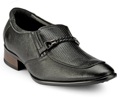 

Teakwood Slipons Loafers For Men(Black