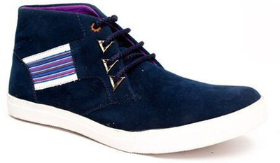 

Bacca Bucci Blue Ankle Length Canvas Shoes For Men(Blue, Navy