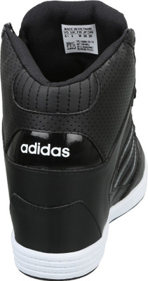 

ADIDAS NEO SUPER WEDGE W Mid Ankle Sneakers For Women(Black, Cblack/cblack/ftwwht