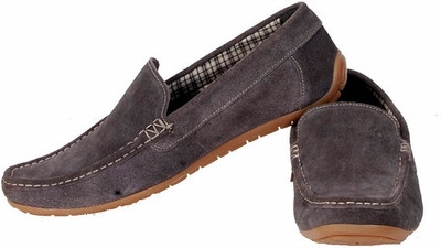 

99Cells David Martin Grey Walk Loafers For Men(Grey)
