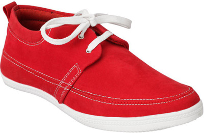 

Drivn Canvas Shoes For Men(Red