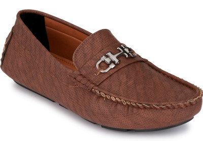 

Knoos Wrapper Casuals Driving Shoes For Men(Brown