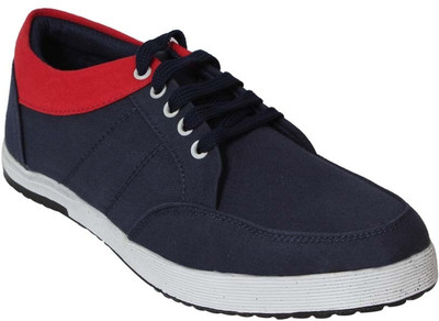 

Shoe Striker Canvas Shoes For Men(Red, Navy