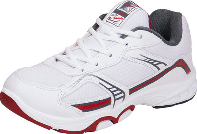 

Campus Be-Sporty Running Shoes For Men(White), Red