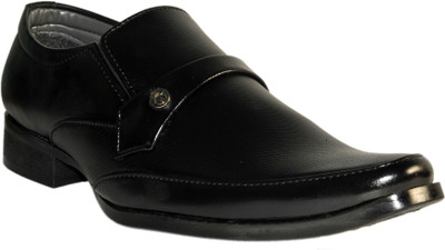 

Leather Chief Slip On Shoes For Men(Black