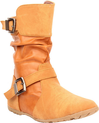 

Foot Candy Boots For Women(Tan