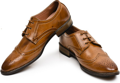 

Rozo Oxford Brogues For Men(Tan, Brown