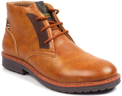

Vebero Robust Tan Explorer Boots For Men(Tan)