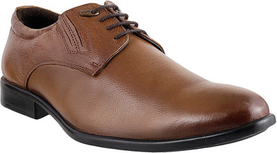 

Mochi Men's Formal Derby Lace Up For Men(Tan, 23;tan