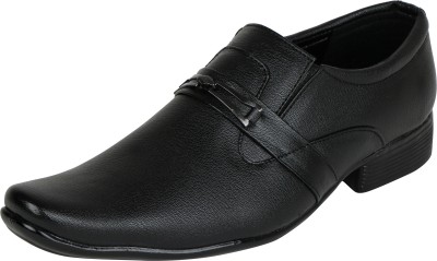 

Fiaste Black Formal Shoes Slip On For Men(Black