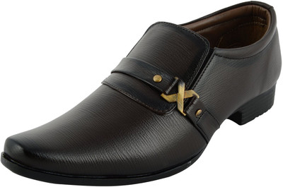 

Speise Black Formal Shoes Slip On For Men(Brown