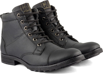 

Golden Sparrow Tough Man Choice Boots For Men(Black