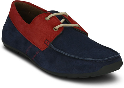 

Get Glamr Borg Boat Shoes For Men(Blue