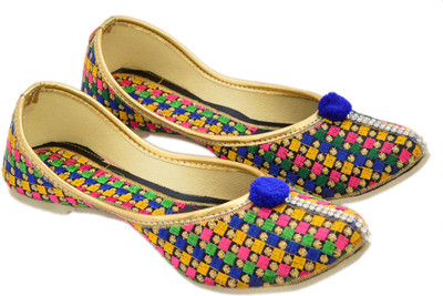 

Myra Beautiful work Jutis For Women(Multicolor)