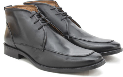 Knotty Derby Walden Chukka Boot Lace up For Men(Black