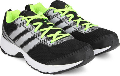 

ADIDAS ADI PACER M Men Running Shoes For Men(Black, Green, Black/silvmt/syello