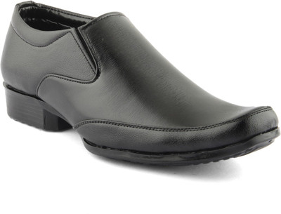 

DK Derby Kohinoor Black Slip On For Men(Black)