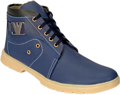 

Drivn Ankle Length Casual Sneakers For Men(Blue