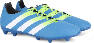 

ADIDAS ACE 16.3 FG/AG Men Football Shoes For Men(Black, Blue, White, Shoblu/sesosl/ftwwht