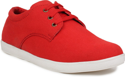 

Metrogue Casual Canvas Shoes For Men(Red, White)