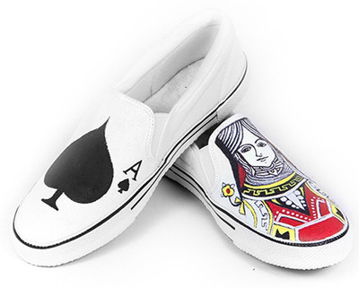 

F-Gali The Queen Slip-on Shoes Canvas Shoes For Men(Multicolor