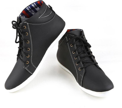 

True Soles TCB411 Boots For Men(Black
