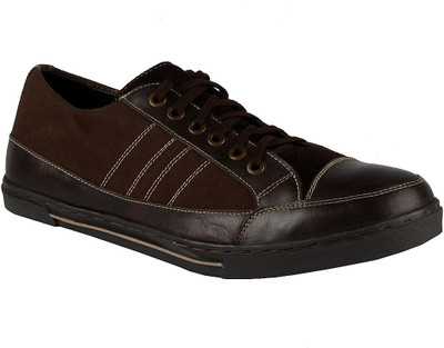 

Salt N Pepper Gambler Brown Sneakers For Men(Brown
