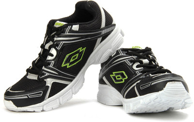 

Lotto Zion Running Shoes For Men(Black, Grey, Green, Black;silver;lime
