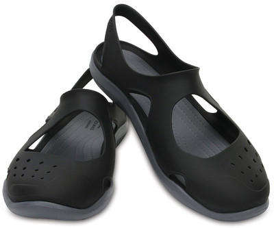 

Crocs Swiftwater Wave Boat Shoes For Women(Black