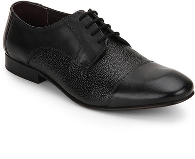 

Arden Paul Toe Cap Lace Up Shoes For Men(Black