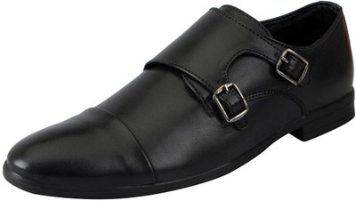 

FAUSTO Monk Strap For Men(Black
