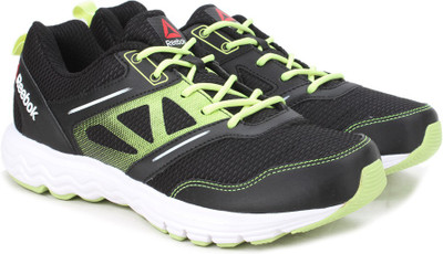 

REEBOK RACE Running Shoes For Men(Black, Black/neon yello/white